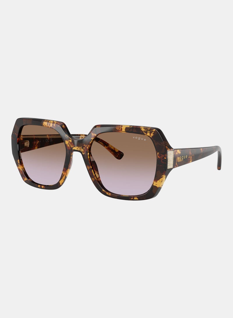 Vogue Full Rim Irregular Sunglasses 0VO5612SB 55 317968 - Image 2